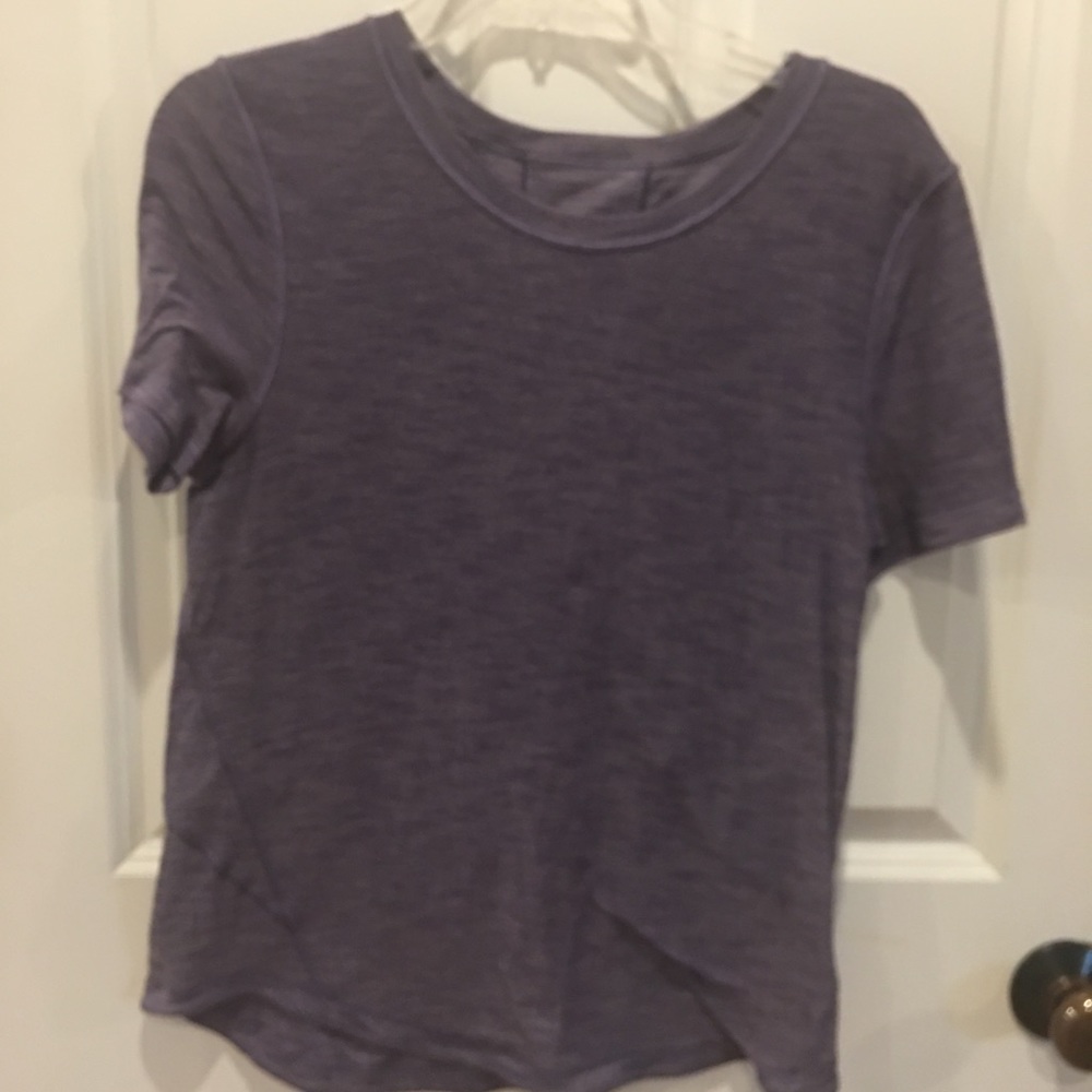lululemon athletica Purple Short Sleeve Tee